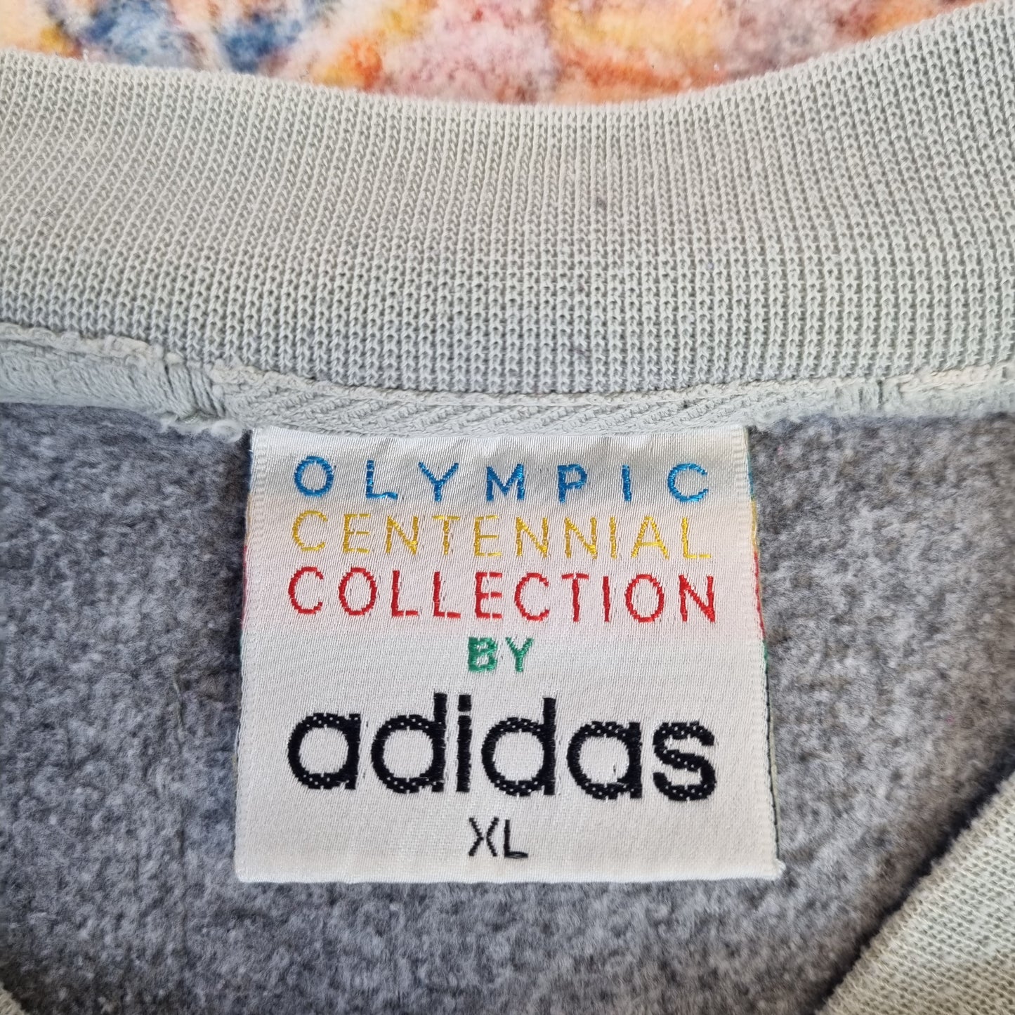Rare Vintage Adidas Olympic Fleece Sweatshirt (XL)