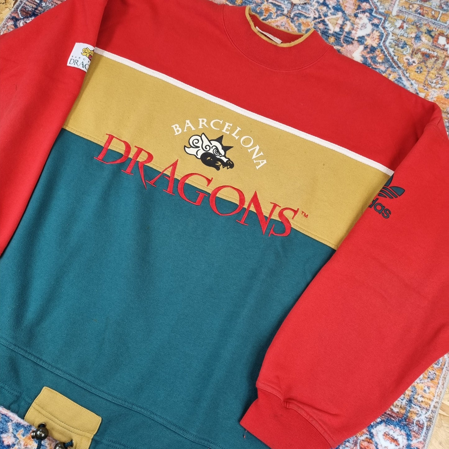 Vintage Adidas Barcelona Dragons Sweatshirt (XL)