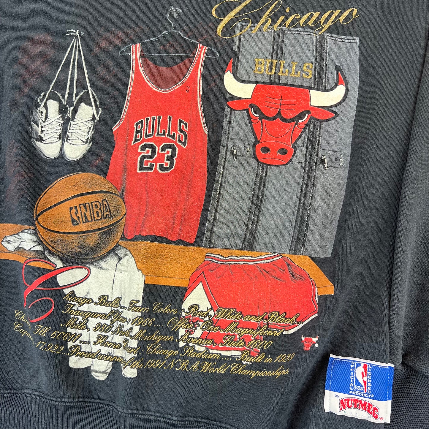 Vintage Chicago Bulls Nutmeg Sweatshirt (S)